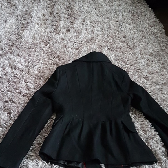 Express military style wool coat size XS - Picture 6 of 8